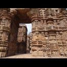 Die Tanzhalle des Sonnentempels von Konark